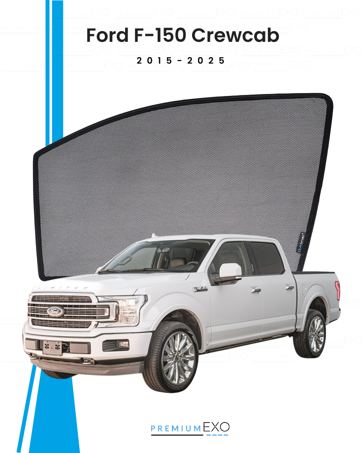 Ford F-150 Crewcab 2015-2025 Car Sunshades