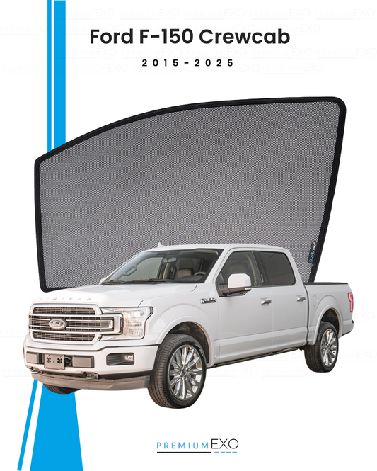 Ford F-150 Crewcab 2015-2025 Car Window Sun Shades