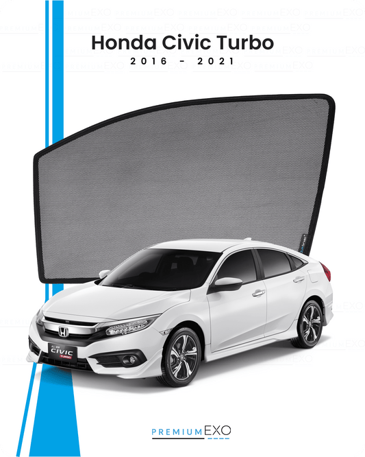 Honda Civic Turbo 2016-2021 Car Window Sun Shades