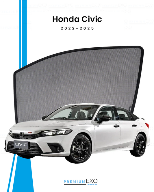 Honda Civic 2022-2025 Car Window Sun Shades