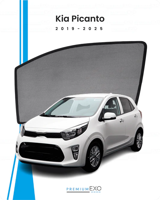 Kia Picanto 2019-2025 Car Window Sun Shades