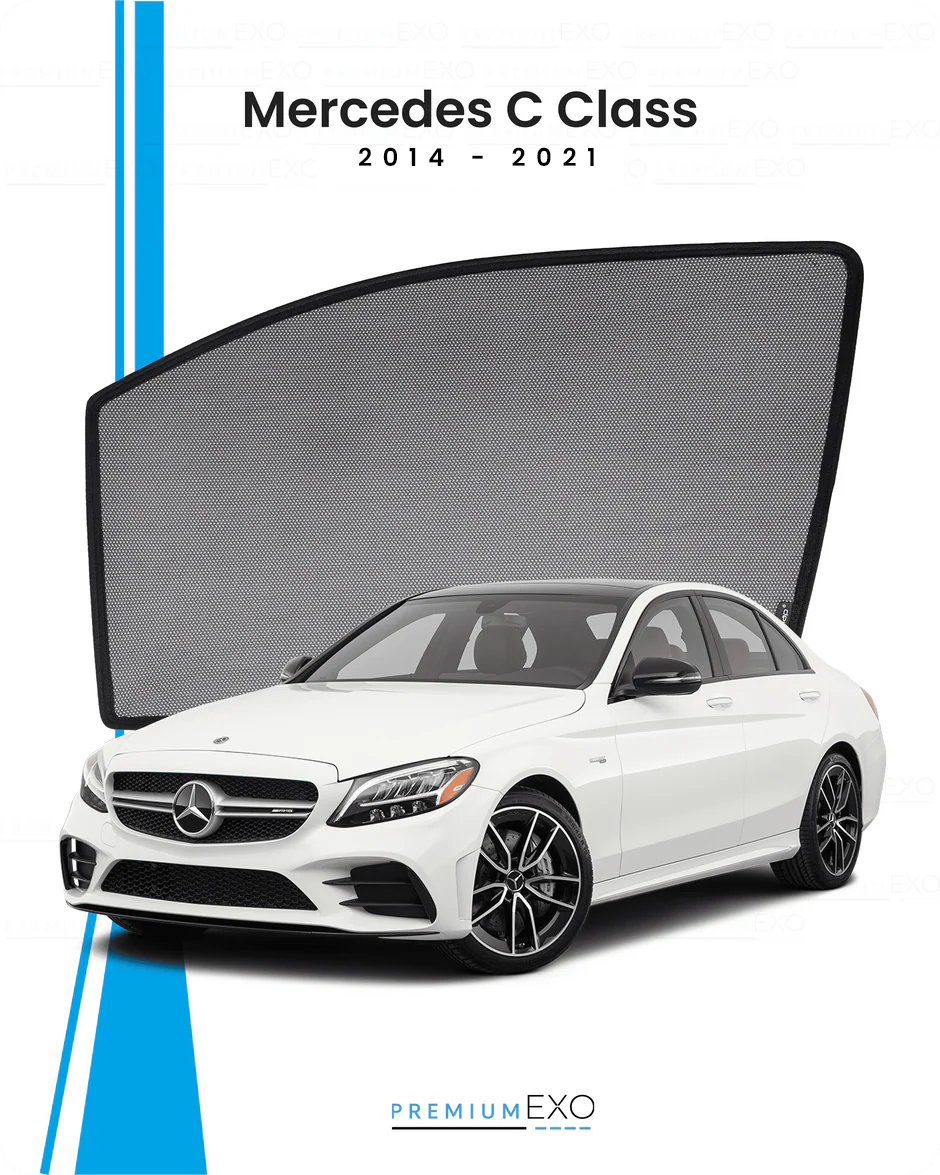 Mercedes C Class 2014-2021 Car Window Sun Shades