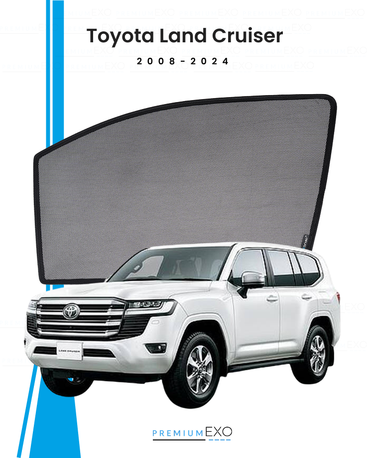 Toyota Land Cruiser 2007-2021 Car Window Sun Shades