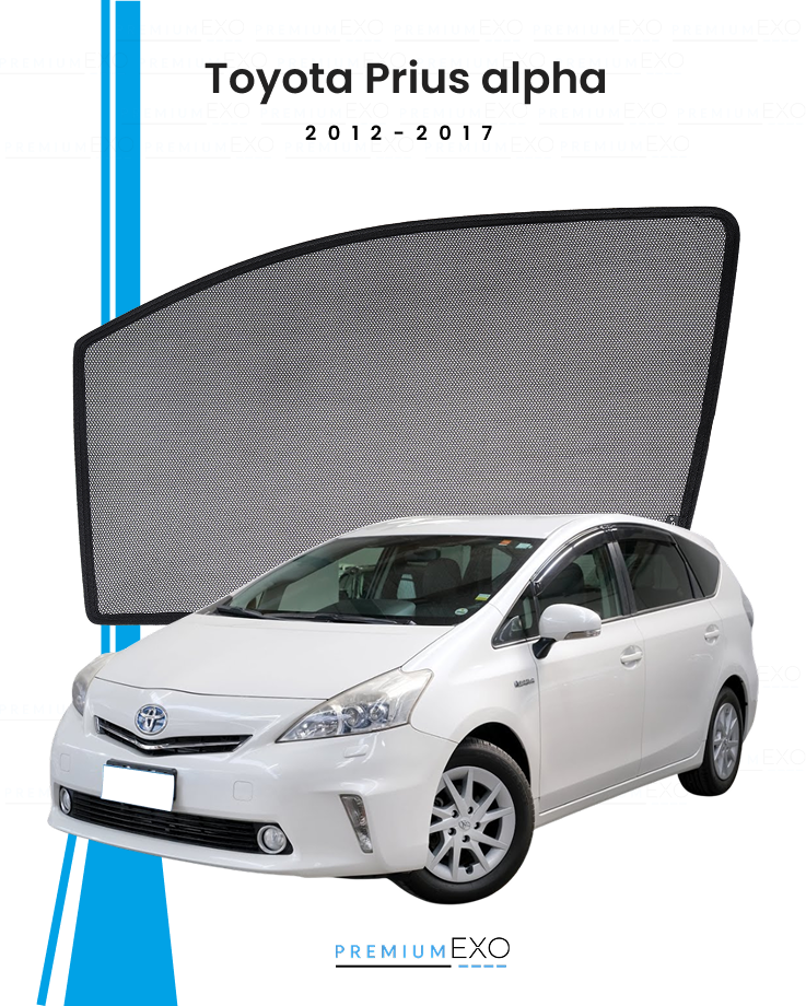 Window Sun Shades For Toyota Prius V Alfa 2012-2017