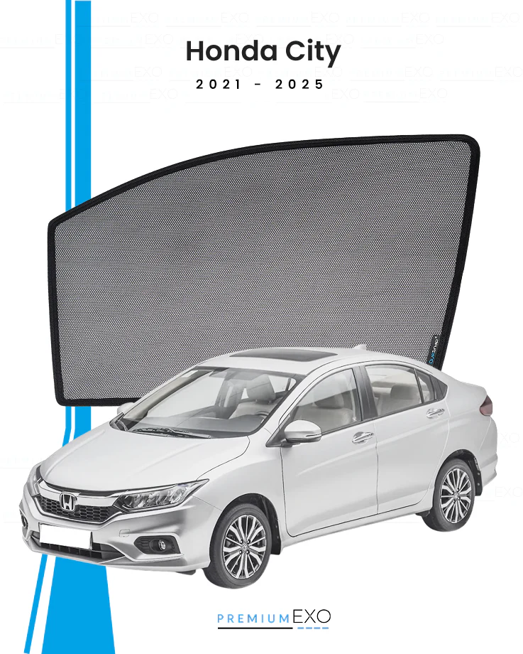 Honda City 2021-2025 Car Window Sun Shades