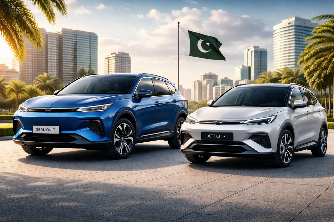BYD Announces Launch of Sealion 7 and Atto 2 Electric Cars in Pakistan