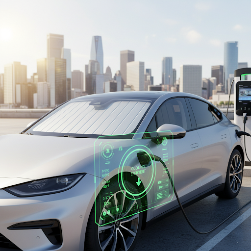 Why EVs Overheat and How Sunshades Fix It