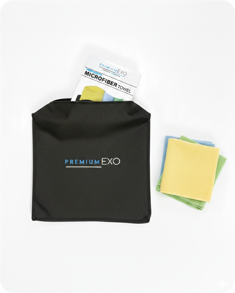 Pack of 3 Exo Shine Kit - Drying | Polishing | Glass