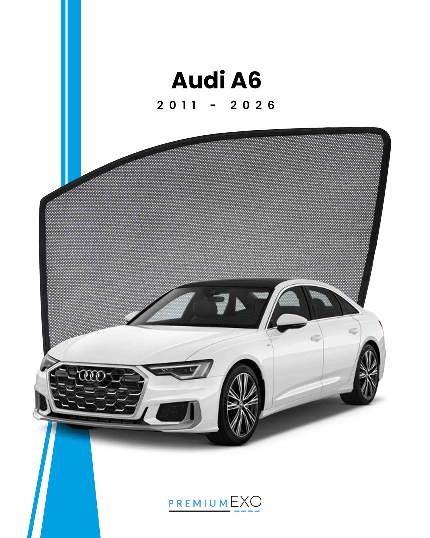 Audi A6 2011-2026 Car Window Sun Shades