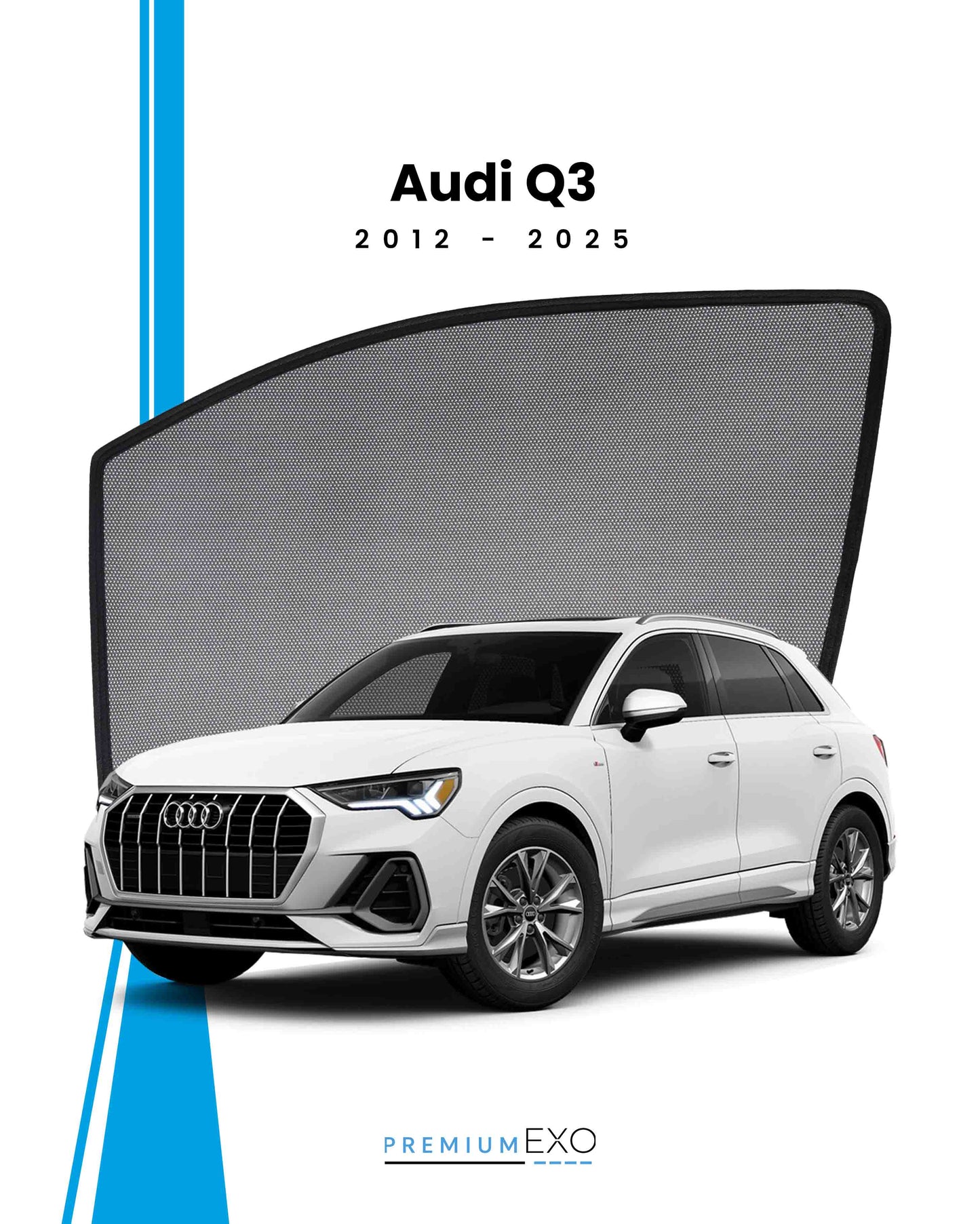 Audi Q3 2012-2025 Car Window Sun Shades