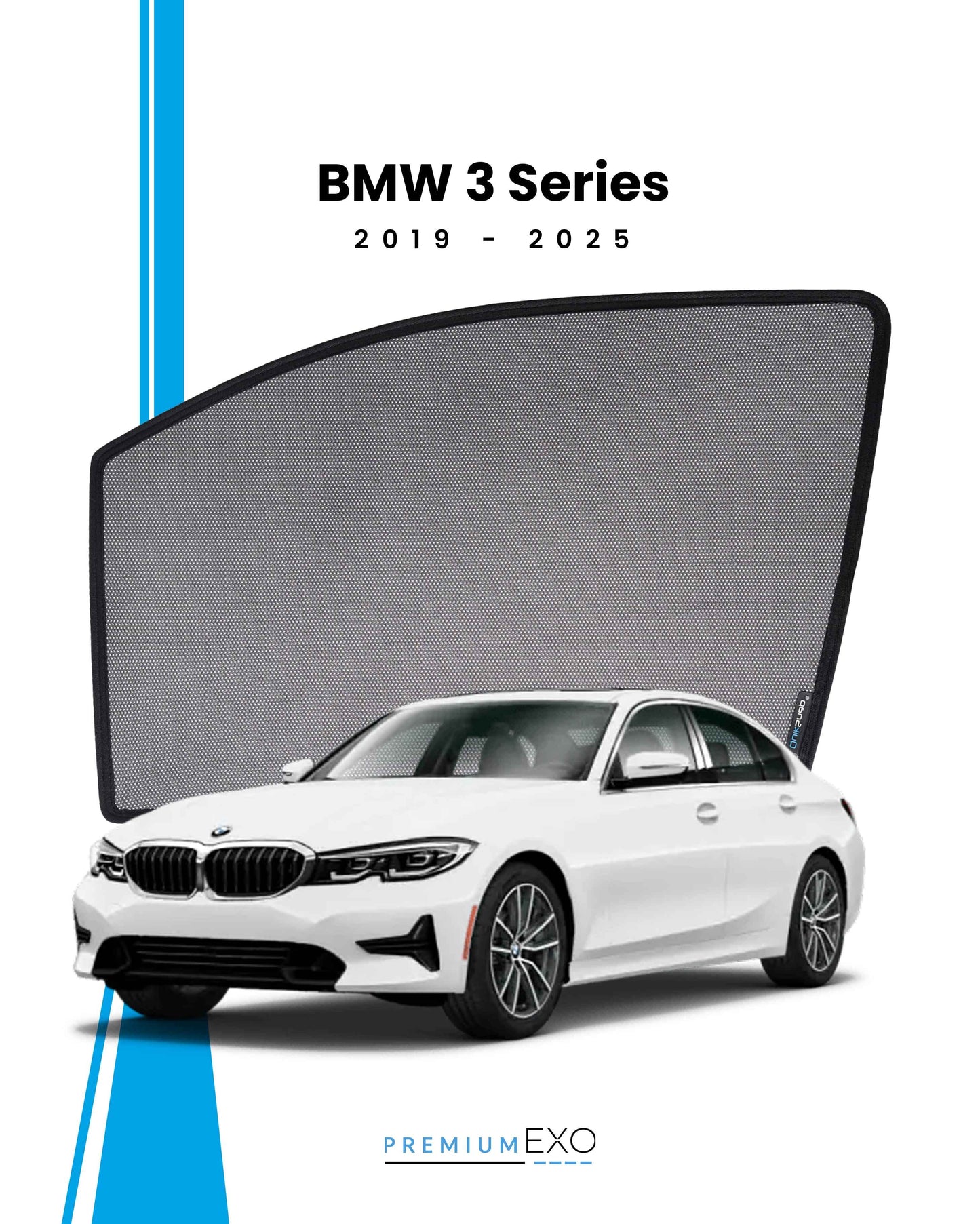 BMW 3 Series 2019-2025 Car Window Sun Shades