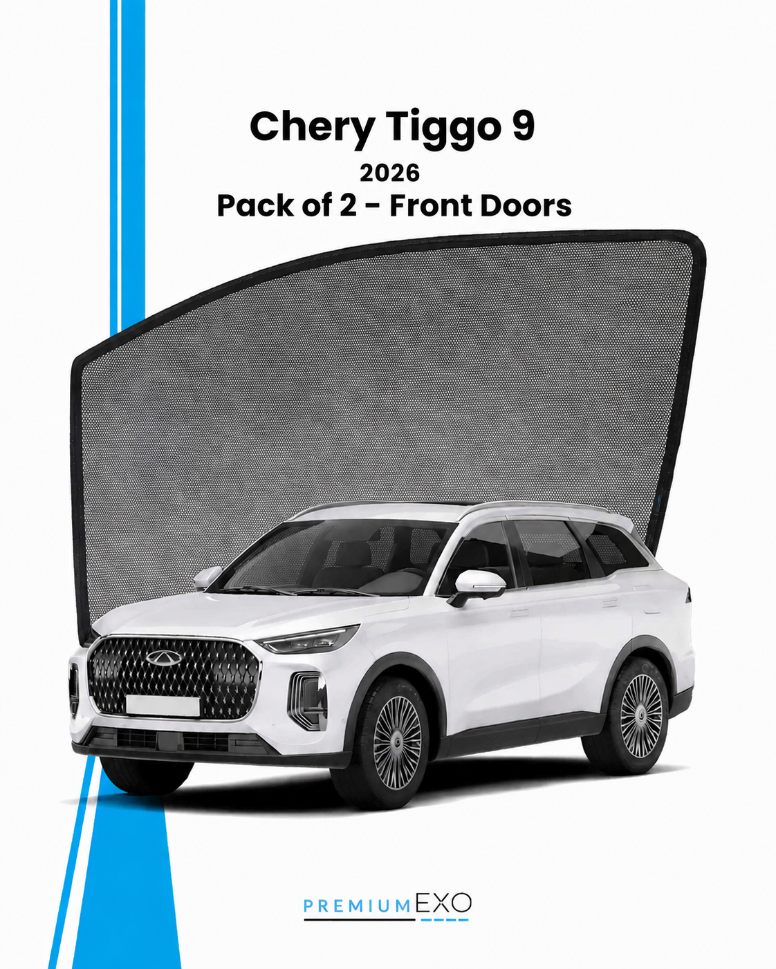 Chery Tiggo 9 2026 Front Window Car Sun Shades