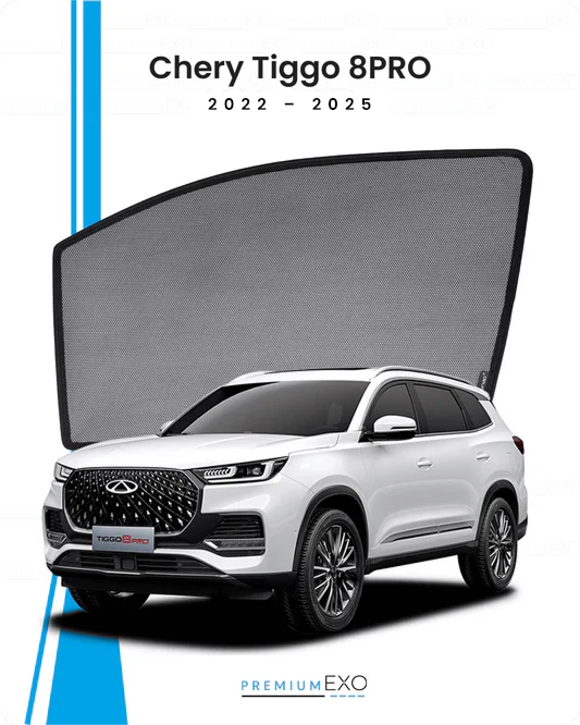 Chery Tiggo 8 Pro 2022–2025 Car Window Sun Shades