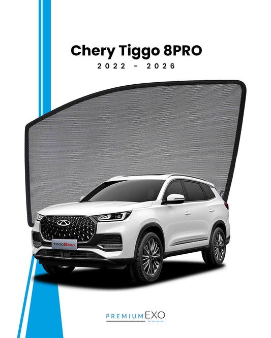 Chery Tiggo 8 Pro 2022–2026 Car Window Sun Shades