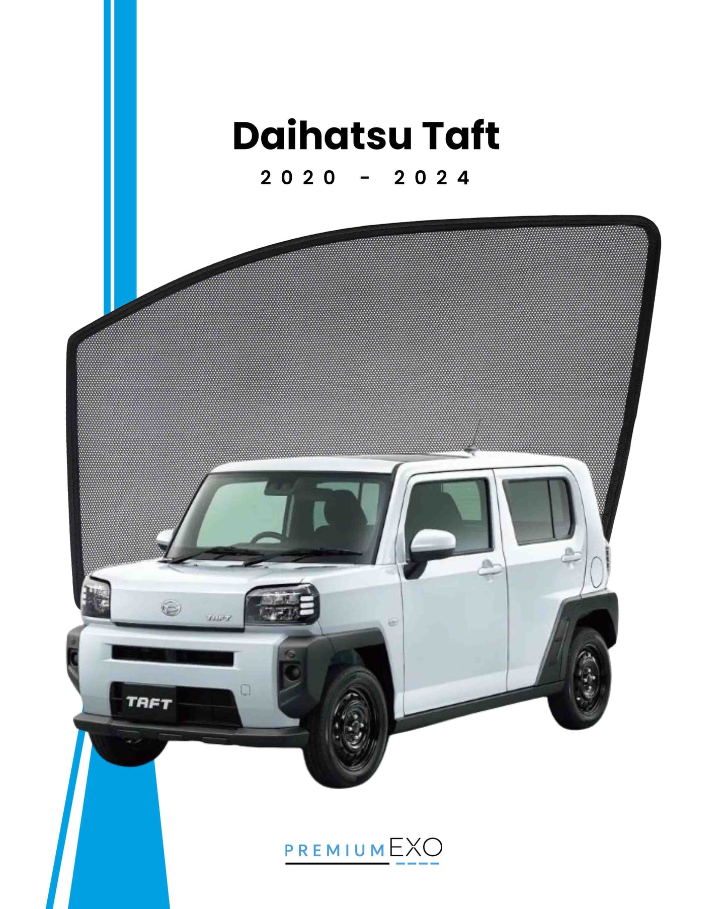 Daihatsu Taft 2020-2024 Car Window Sun Shades