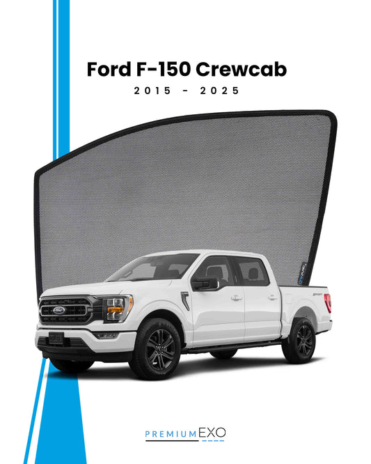 Ford F-150 Crewcab 2015-2025 Car Window Sun Shades