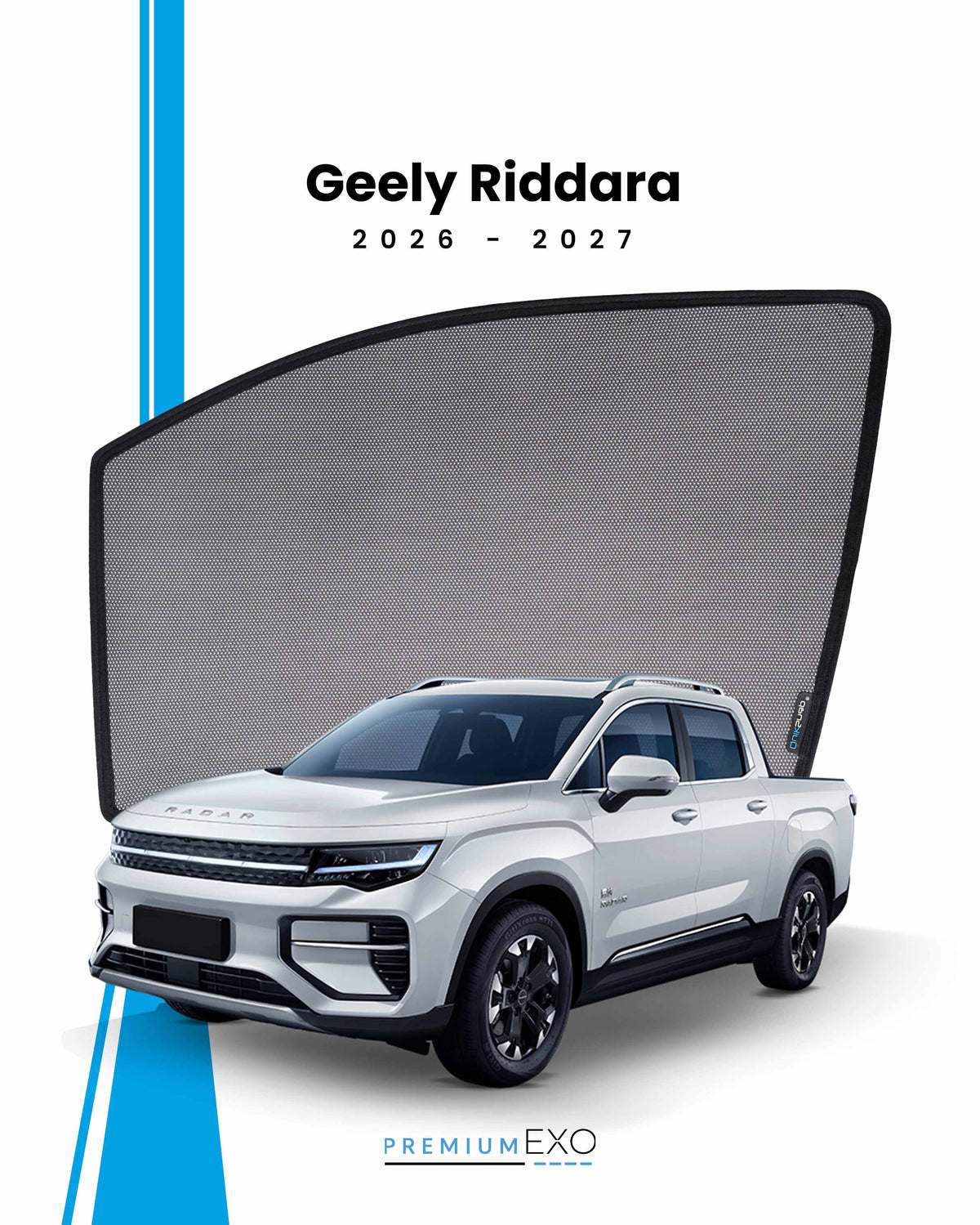 Geely Riddara 2026-2027 Car Window Sun Shades