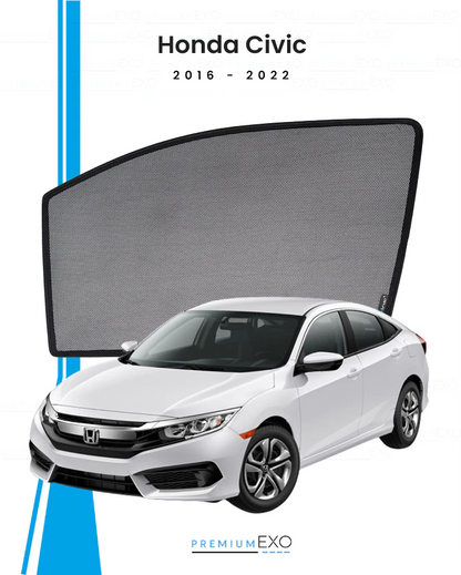 Honda Civic 2016-2022 Car Window Sun Shades
