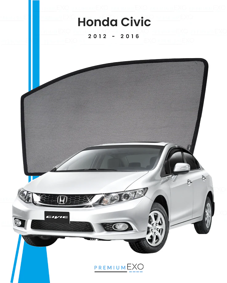 Honda Civic 2012-2016 Car Window Sun Shades