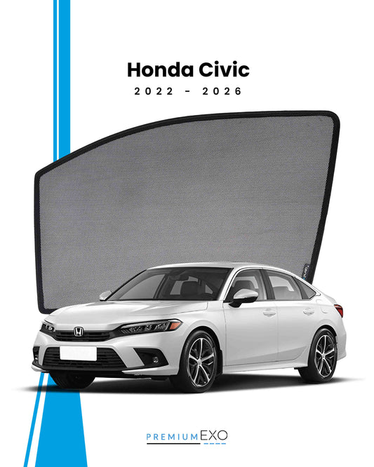 Honda Civic 2022-2026 Car Window Sun Shades