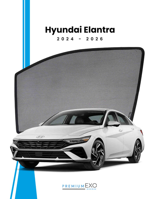 Hyundai Elantra 2024-2026 Car Window Sun Shades