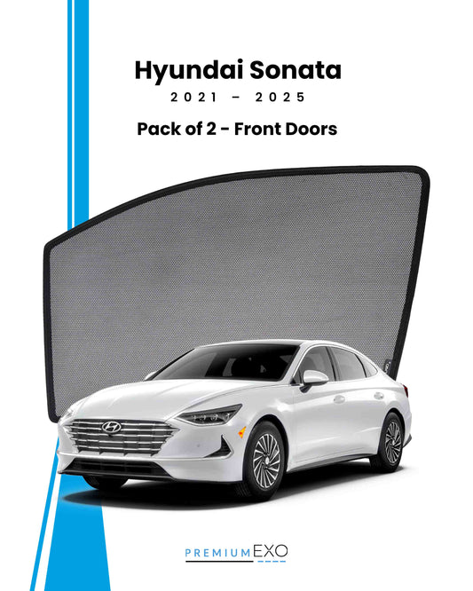Hyundai Sonata 2021–2025 Front Window Car Sun Shades