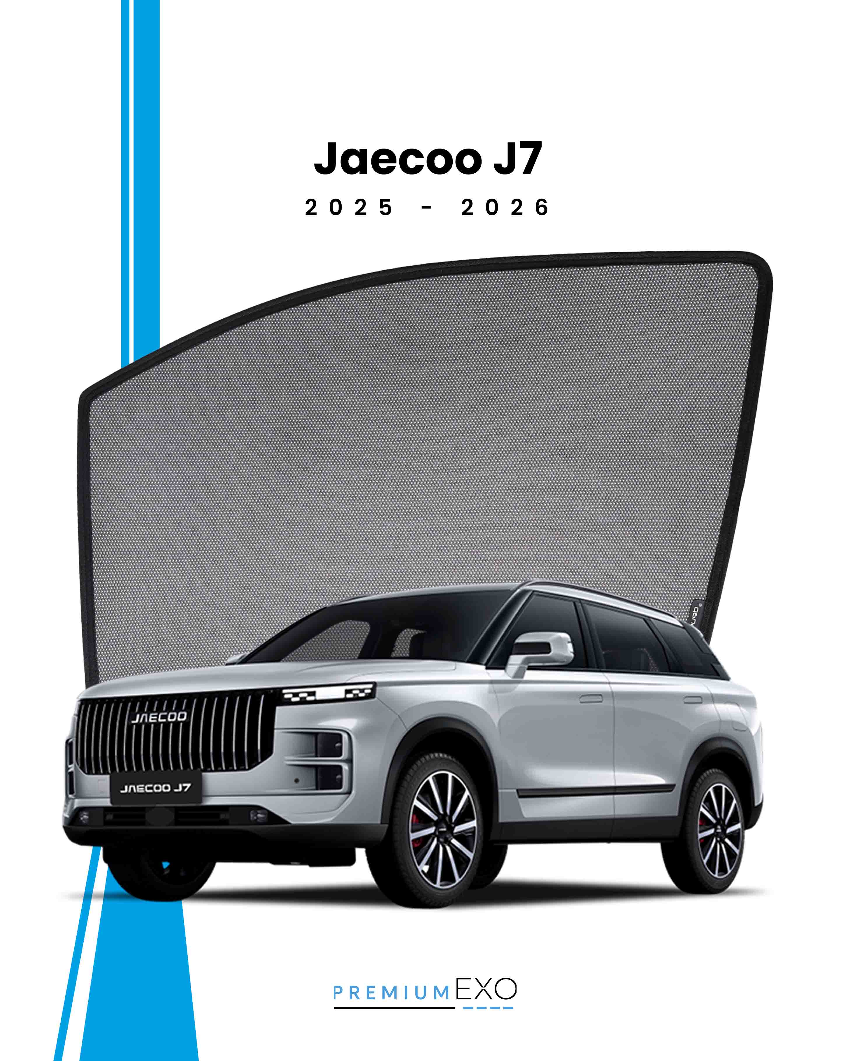 JAECOO J7 SHS PHEV 2025-2026 Car Sunshades | UV Protection