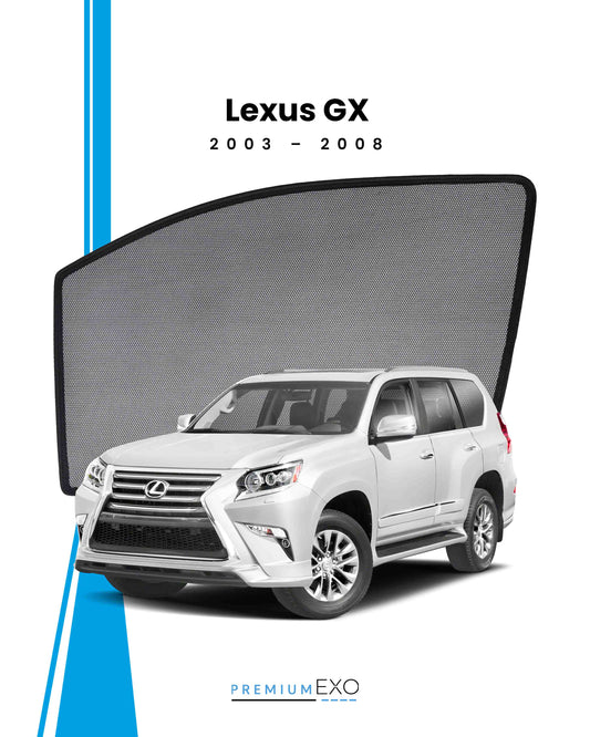 Lexus GX 2003–2008 Car Window Sun Shades