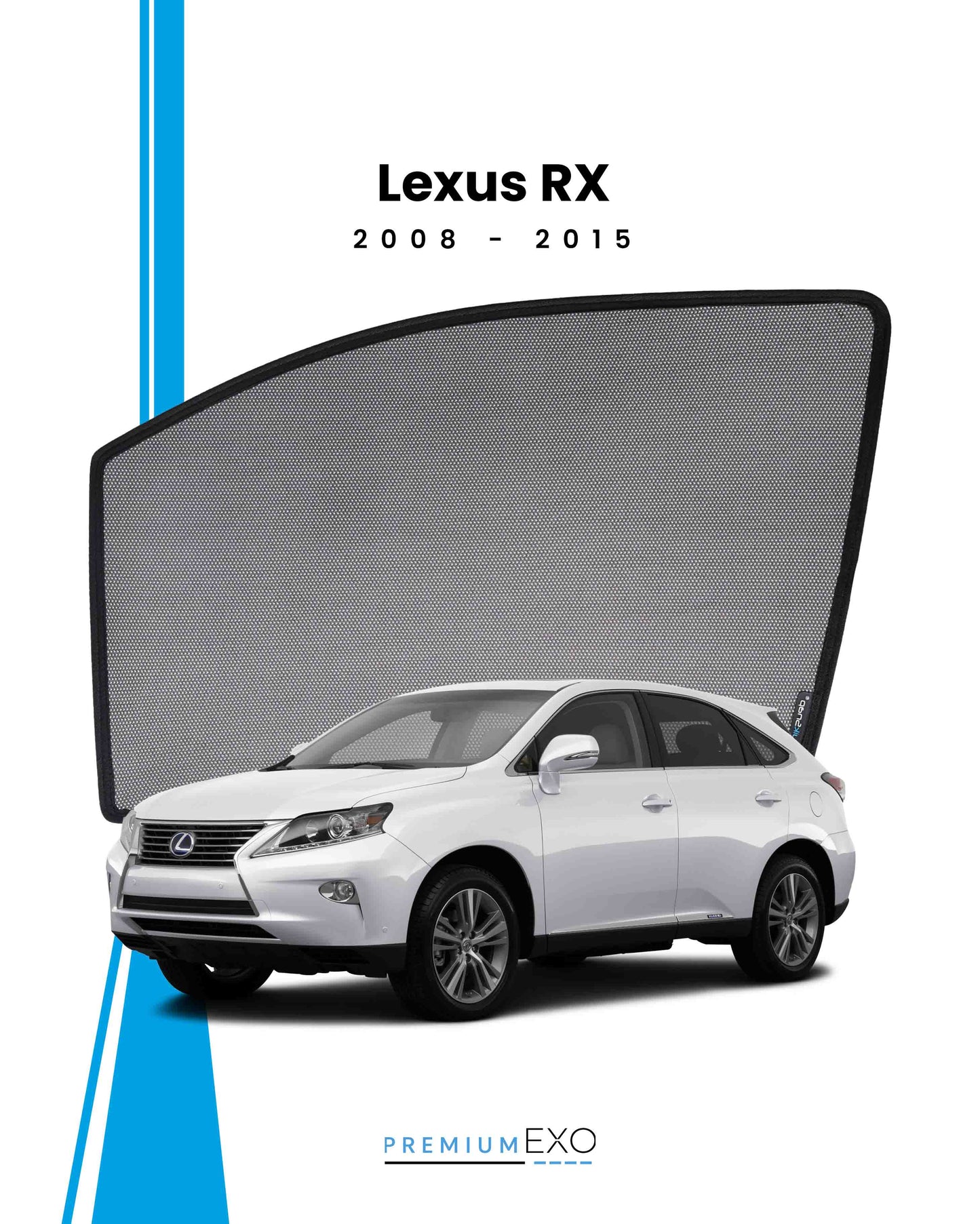 Lexus RX 2008-2015 Car Window Sun Shades