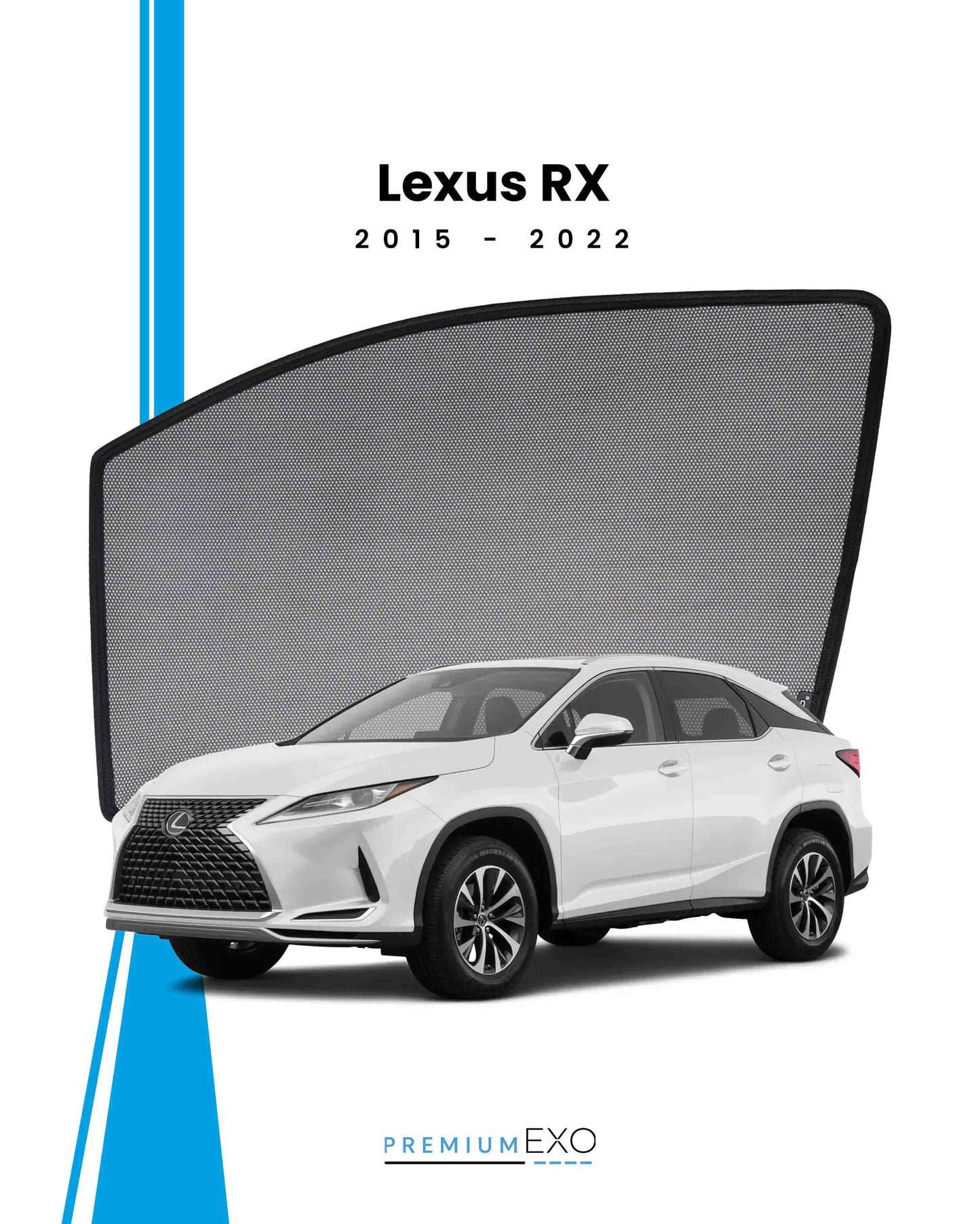 Lexus RX 2015-2022 Car Window Sun Shades