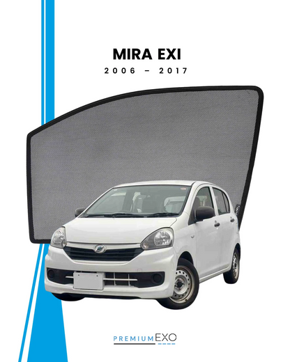 MIRA EXI 2006–2017 Car Window Sun Shades