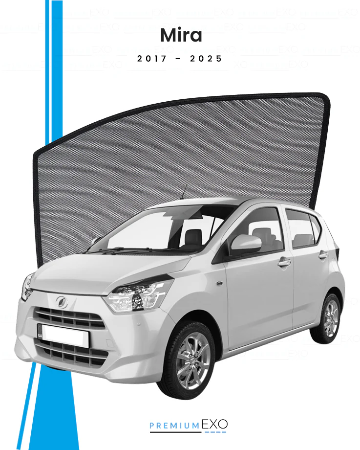 MIRA EXI 2017–2025 Car Window Sun Shades