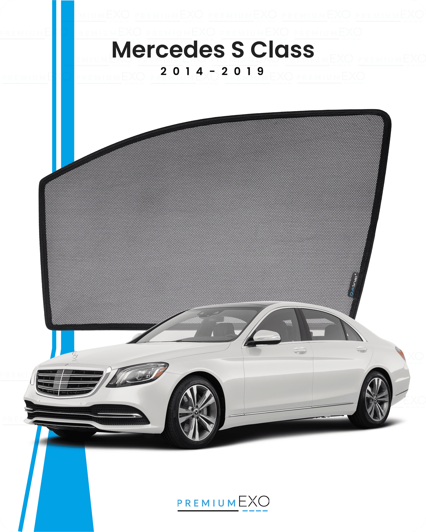 Mercedes S Class 2014-2019 Car Sunshades