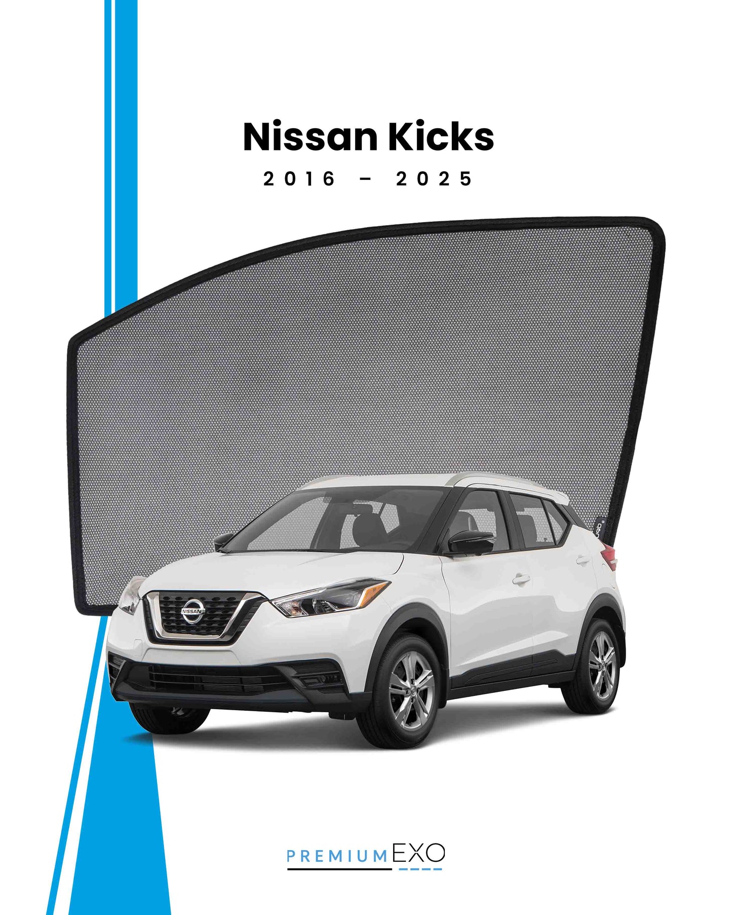 Nissan Kicks 2016–2025 Car Window Sun Shades