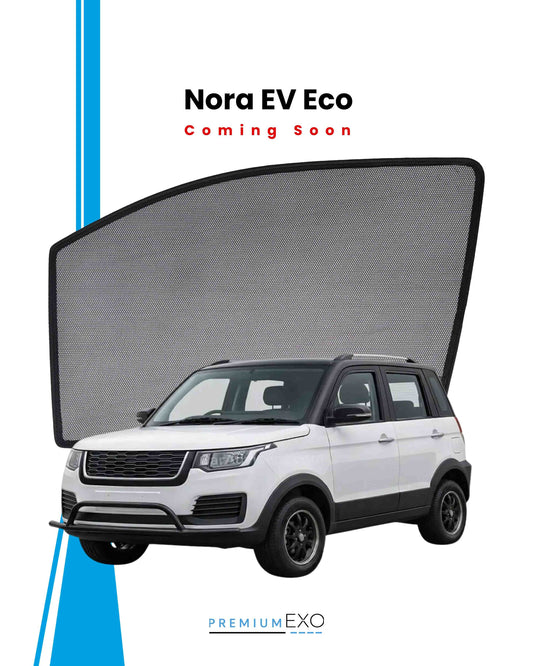 Nora EV Eco Car Window Sun Shades