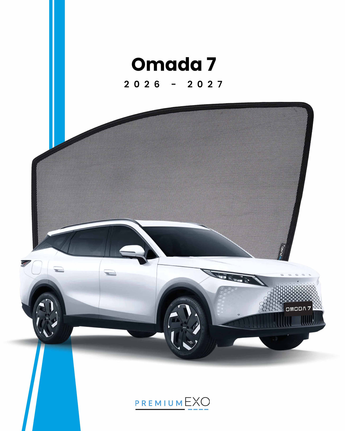 Omoda 7 2026-2027 Car Window Sun Shades