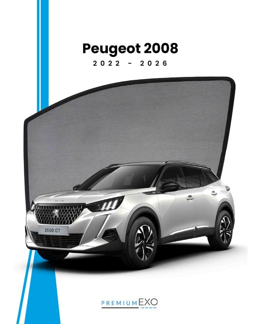 Peugeot 2008 2022-2026 Car Window Sun Shades