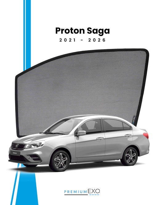 Proton Saga 2021-2026 Car Window Sun Shades