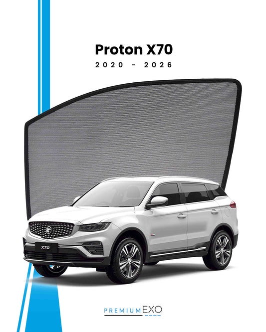 Proton X70 2020-2026 Car Window Sun Shades