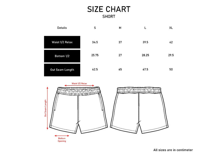 Black Nylon Stretch Short
