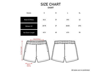 Black Nylon Stretch Short