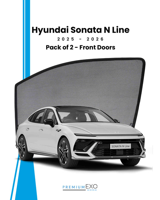 Hyundai Sonata N Line 2025-2026 Front Window Car Sun Shades