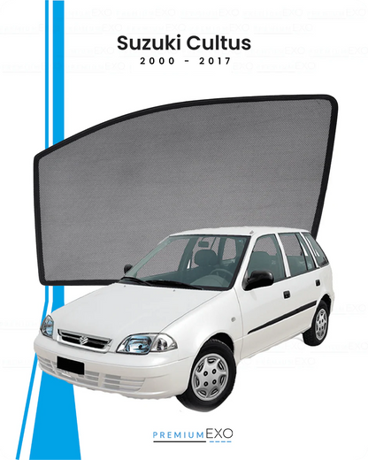 Suzuki Old Cultus 2000-2017 Car Window Sun Shades