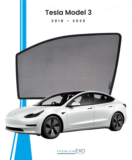 Tesla Model 3 2018–2025 Car Window Sun Shades