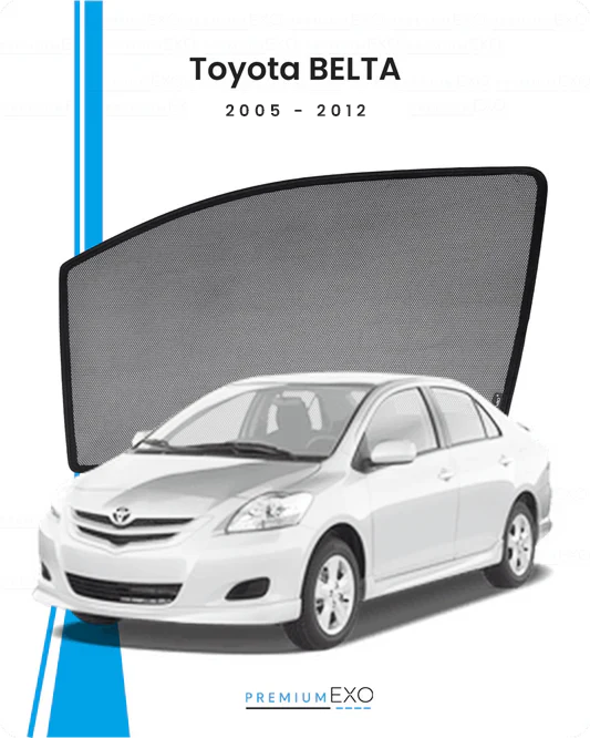 Toyota BELTA 2005-2012 Car Window Sun Shades
