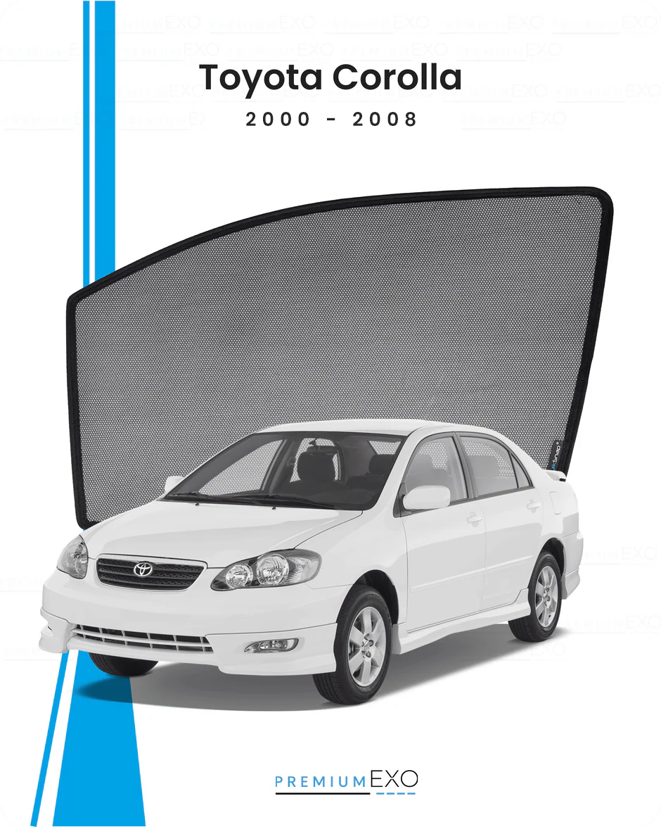 Toyota Corolla 2000-2008 Car Window Sun Shades
