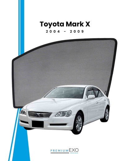 Toyota Mark X 2004-2009 Car Window Sun Shades