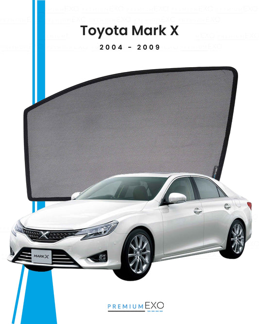 Toyota Mark X 2004-2009 Car Window Sun Shades