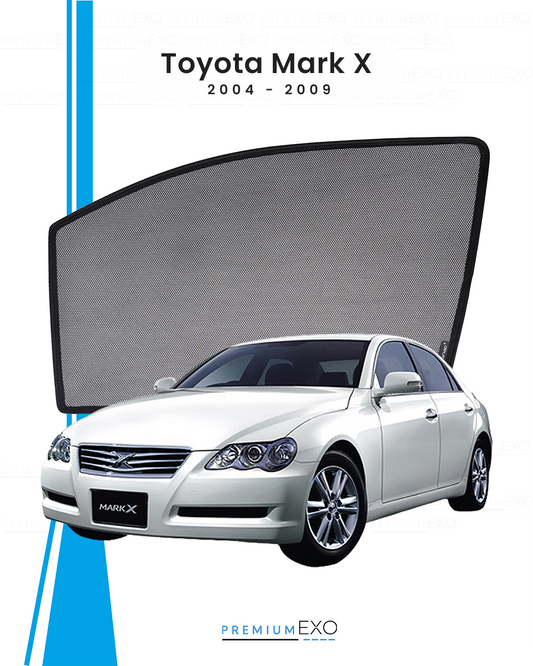 Toyota Mark X 2004-2009 Car Window Sun Shades