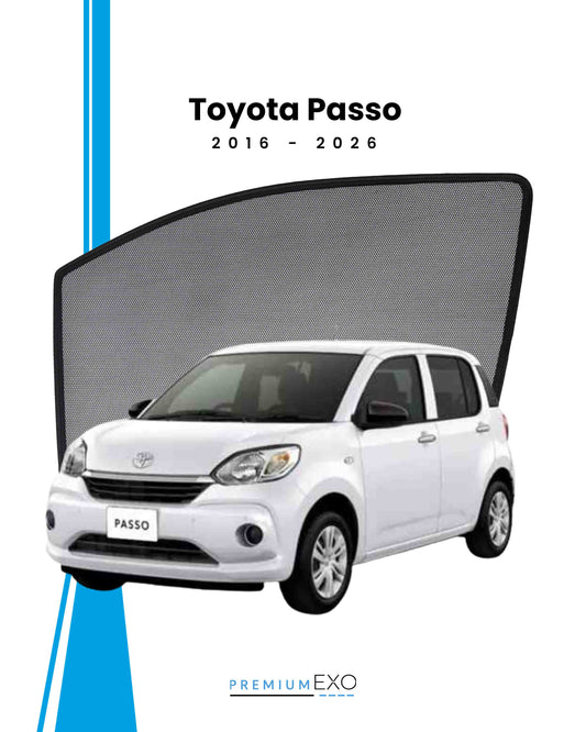 Toyota Passo 2016-2026 Car Window Sun Shades